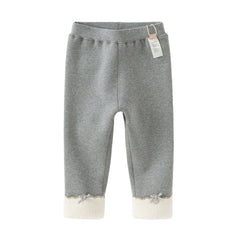 Dave&Bella Toddler Girls Cozy Fleece-Lined Winter Leggings Pants