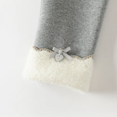 Dave&Bella Toddler Girls Cozy Fleece-Lined Winter Leggings Pants