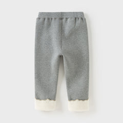 Dave&Bella Toddler Girls Cozy Fleece-Lined Winter Leggings Pants