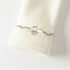 Dave&Bella Toddler Girls Cozy Fleece-Lined Winter Leggings Pants