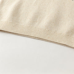 Dave&Bella Kids Boys Gentle Apricot Cotton Casual Sweaters