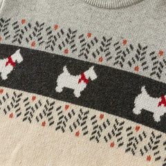 Dave&Bella Kids Boys Gentle Apricot Cotton Casual Sweaters