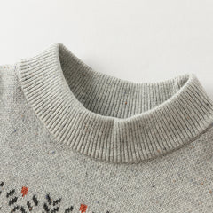 Dave&Bella Kids Boys Gentle Apricot Cotton Casual Sweaters