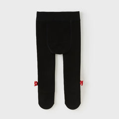 Dave&Bella Kids Girls Versatile Beige/Black Footed Tights Leggings