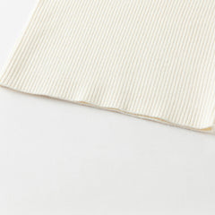 Dave&Bella Kids Girls Winter Adorable Beige Long Sleeve Pullover Sweaters Tops