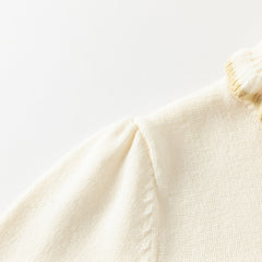 Dave&Bella Kids Girls Winter Versatile Warm Turtle-neck  Pullover Sweaters Tops