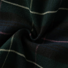 Dave&Bella Toddler Girls Winter Noble Green Plaid Plush-lined Party Princess Tank Dress