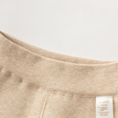 Dave&Bella Kids Girls Versatile Light Khaki/Dark Grey Soft Tights Leggings