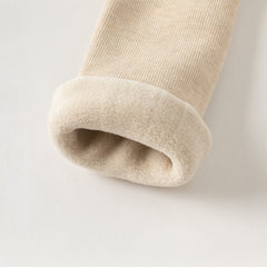 Dave&Bella Kids Girls Versatile Light Khaki/Dark Grey Soft Tights Leggings