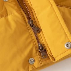Dave&Bella Toddler Boys Winter Charming Yellow Mid-length Outdoor Cozy Down Coats