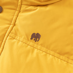 Dave&Bella Toddler Boys Winter Charming Yellow Mid-length Outdoor Cozy Down Coats