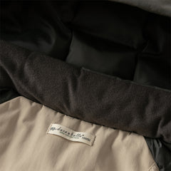 Dave&Bella Kids Boys Winter Casual Khaki Outwear Hooded Fleece-lined Cozy Down Coats