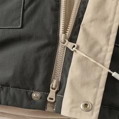 Dave&Bella Kids Boys Winter Casual Khaki Outwear Hooded Fleece-lined Cozy Down Coats