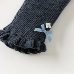 Dave&Bella Toddler Girls Winter Cute Pink/Blue Warm Plush-lined Pants