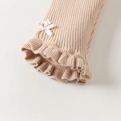 Dave&Bella Toddler Girls Winter Cute Pink/Blue Warm Plush-lined Pants