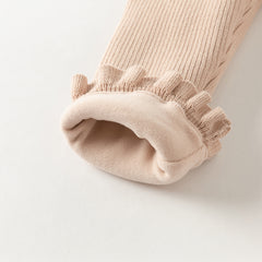 Dave&Bella Toddler Girls Winter Cute Pink/Blue Warm Plush-lined Pants