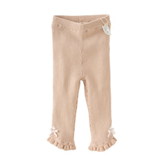 Dave&Bella Toddler Girls Winter Cute Pink/Blue Warm Plush-lined Pants