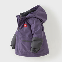 Dave&Bella Kids Boys Winter Outdoor Waterproof Warm Hooded Two-piece Down Coat Sets