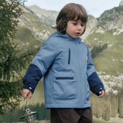 Dave&Bella Kids Boys Winter Outdoor Waterproof Warm Hooded Two-piece Down Coat Sets