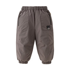 Dave&Bella Kids Boys Winter Outdoor Windproof Cozy Versatile Down Pants