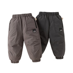 Dave&Bella Kids Boys Winter Outdoor Windproof Cozy Versatile Down Pants