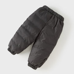 Dave&Bella Kids Boys Winter Outdoor Windproof Cozy Versatile Down Pants