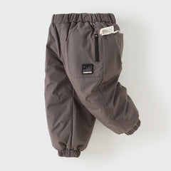 Dave&Bella Kids Boys Winter Outdoor Windproof Cozy Versatile Down Pants