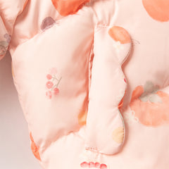 Dave&Bella Toddler Girls Winter Adorable Print Chinese-style Plush Turtle Cozy Down Coats