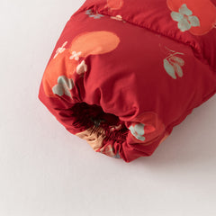 Dave&Bella Toddler Girls Winter Adorable Print Chinese-style Plush Turtle Cozy Down Coats