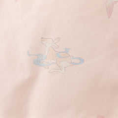 Dave&Bella Toddler Girls Chinese-style Pink Print Plush Turtle Outwear Padded Coats