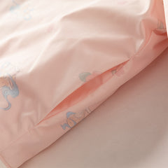 Dave&Bella Toddler Girls Chinese-style Pink Print Plush Turtle Outwear Padded Coats