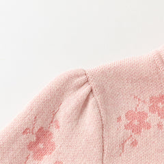 Dave&Bella Toddler Girls Classic Chinese-style Turtle Cozy A-line Mesh Dress