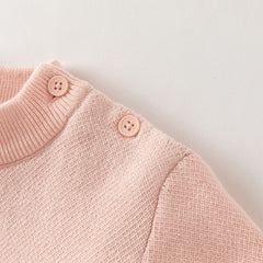 Dave&Bella Toddler Girls/Boys Festival Red/Pink Turtle Cozy Plush-lined Sweaters Tops