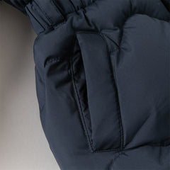 Dave&Bella Kids Girls Winter Versatile Navy Blue Windproof Hooded Cozy Down Coats