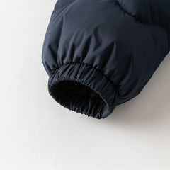 Dave&Bella Kids Girls Winter Versatile Navy Blue Windproof Hooded Cozy Down Coats