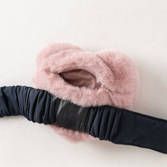 Dave&Bella Kids Girls Winter Versatile Navy Blue Windproof Hooded Cozy Down Coats