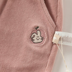 Dave&Bella Toddler Girls Autumn Sweet Fake-two-piece Design Leggings Pants