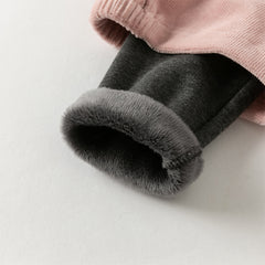 Dave&Bella Toddler Girls Autumn Sweet Fake-two-piece Design Leggings Pants