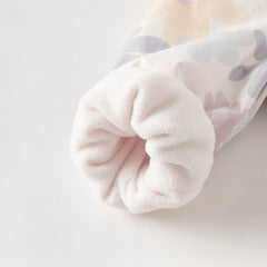 Dave&Bella Toddler Girls/Boys Playful Print Outwear Windproof Fleece-lined Hooded Coats