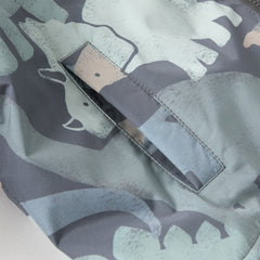 Dave&Bella Toddler Girls/Boys Playful Print Outwear Windproof Fleece-lined Hooded Coats