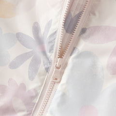 Dave&Bella Toddler Girls/Boys Playful Print Outwear Windproof Fleece-lined Hooded Coats