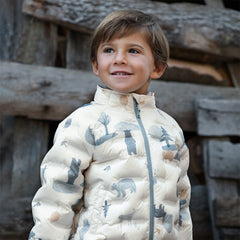 Dave&Bella Kids Girls/Boys Winter Multi-color&print Outwear Lightweight Down Puffer Jacket