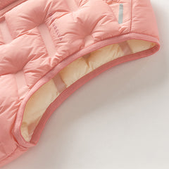 Dave&Bella Kids Girls/Boys Winter Cozy Multi-color&Print Sleeveless Down Vest Tops