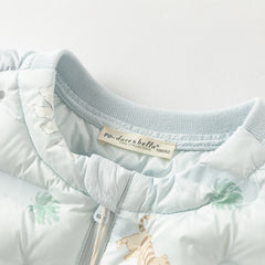 Dave&Bella Kids Girls/Boys Winter Cozy Multi-color&Print Sleeveless Down Vest Tops