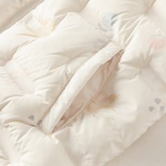 Dave&Bella Kids Girls/Boys Winter Cozy Multi-color&Print Sleeveless Down Vest Tops