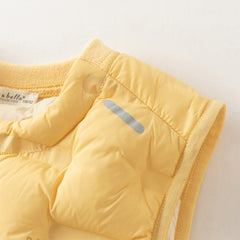 Dave&Bella Kids Girls/Boys Winter Cozy Multi-color&Print Sleeveless Down Vest Tops