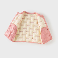 Dave&Bella Kids Girls/Boys Winter Cozy Multi-color&Print Sleeveless Down Vest Tops