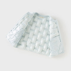 Dave&Bella Kids Girls/Boys Winter Cozy Multi-color&Print Sleeveless Down Vest Tops