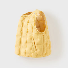 Dave&Bella Kids Girls/Boys Winter Cozy Multi-color&Print Sleeveless Down Vest Tops