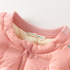 Dave&Bella Kids Girls/Boys Winter Cozy Multi-color&Print Sleeveless Down Vest Tops